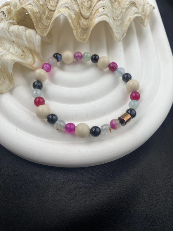 Tasarım Kadın Doğal Taş Bileklik ürün görseli 1