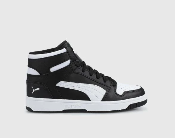Puma Puma Rebound Layup Sl Puma Black-Puma Wh Erkek Siyah Sneaker 36957301 - 2