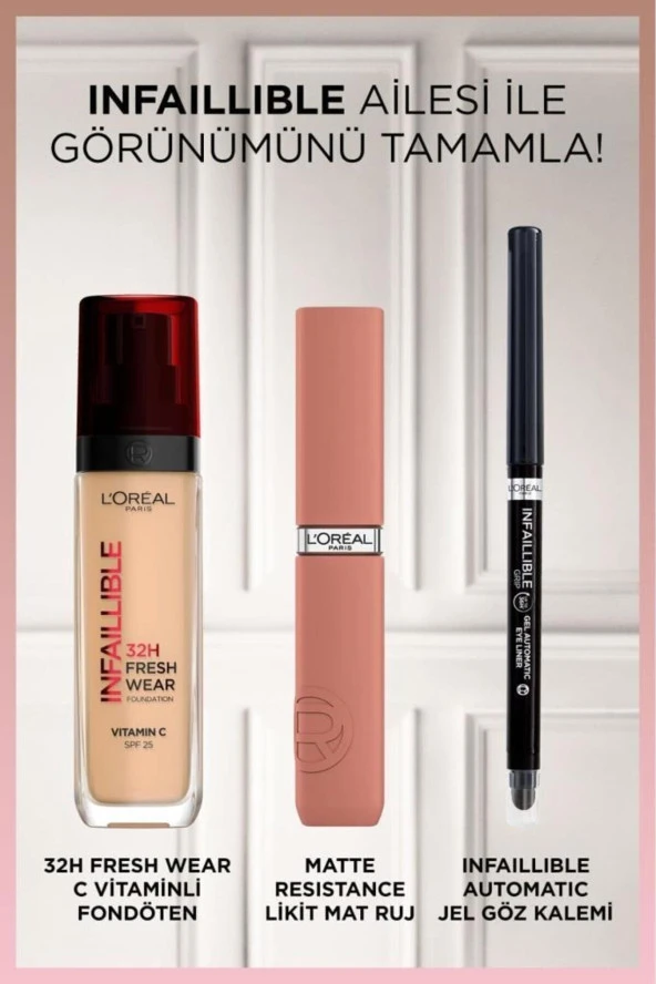 L'oreal Paris Infaillible Matte Resistance Likit Mat Ruj - 625 Summer Flying - 8