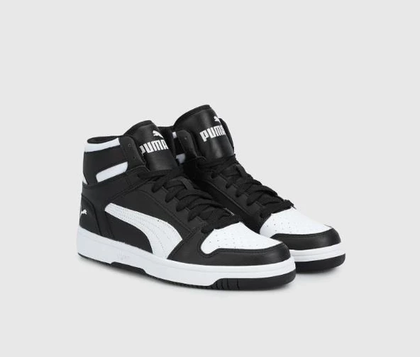 Puma Puma Rebound Layup Sl Puma Black-Puma Wh Erkek Siyah Sneaker 36957301