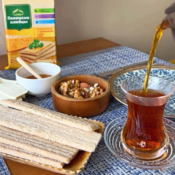 POLOTSKİE HLEBTSY PEYNİR AROMALI Tahıl Gevreği (GEVREK EKMEK) 80g - 4 adet - 3