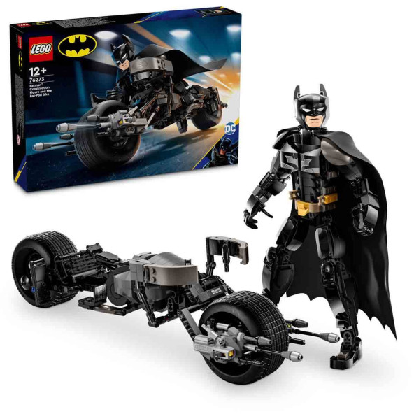 LEGO DC Batman Yapım Figürü ve Bat-Pod Motosiklet 76273 12 Yaş ve Üzeri Kara Şövalye Süper Kahraman Model Yapım Seti (713 Parça) ürün görseli
