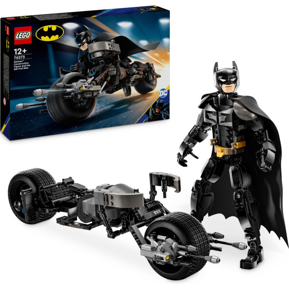 LEGO DC Batman Yapım Figürü ve Bat-Pod Motosiklet 76273  12 Yaş ve Üzeri Kara Şövalye Süper Kahraman Model Yapım Seti (713 Parça) - 2