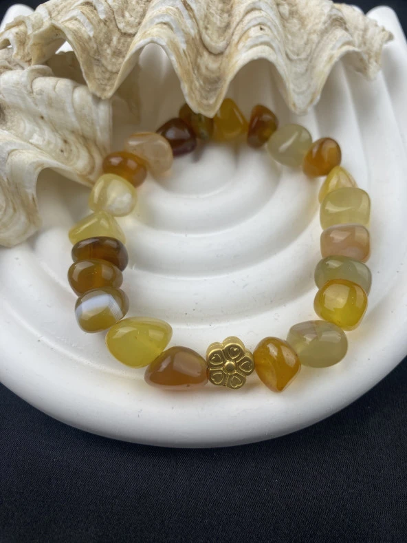 Tasarım Kadın Doğal Taş Bileklik ürün görseli 1