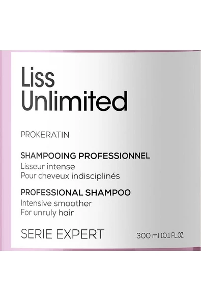 Serie Expert Liss Unlimited Elektriklenme Karşıtı ve Yumuşaklık Veren Şampuan 300 ml - 7