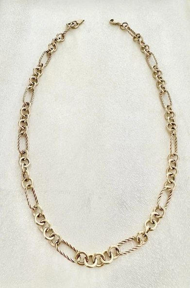 Özel Tasarım Altın Zincir - Resim 1