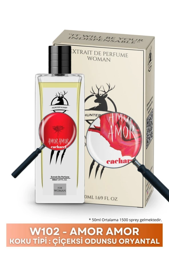 Kadın Parfüm Oryantal Çiçek Woman Eau De Perfume 50 ml  - W102 - 4693 - 2