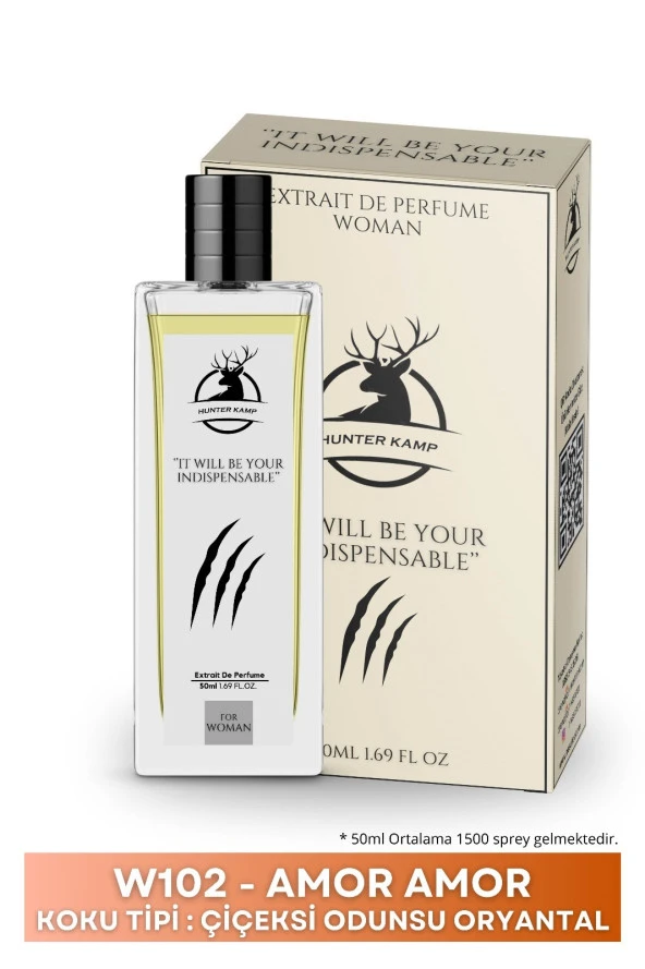 Kadın Parfüm Oryantal Çiçek Woman Eau De Perfume 50 ml  - W102 - 4693 - 3