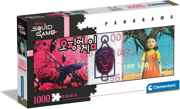 - 1000 Parça Squid Game Yetişkin Puzzle - Panorama - 39694
