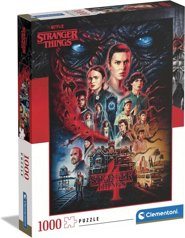 - 1000 Parça Stranger Things Yetişkin Puzzle - 4 - 39686