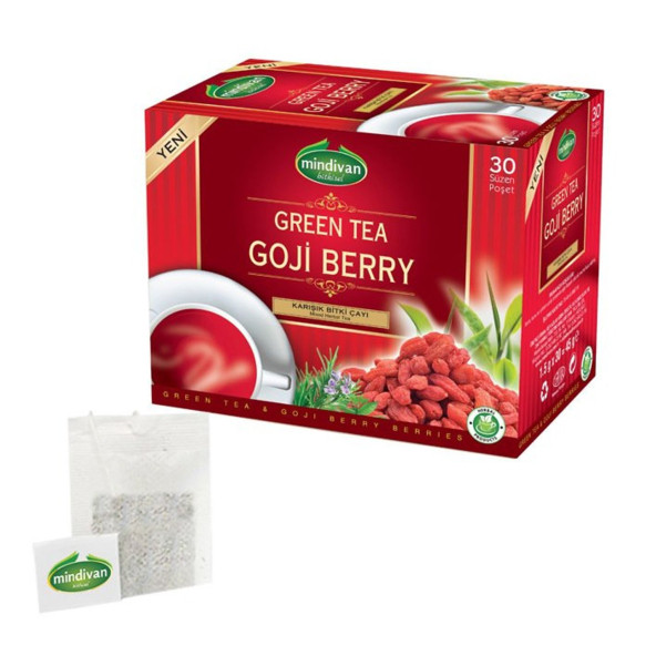 Mindivan Goji Berry Çayı 30 Adet Süzen Poşet
