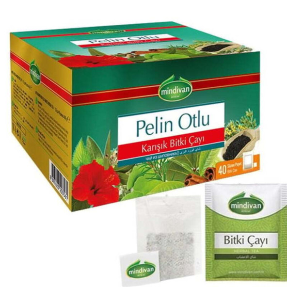 Mindivan Pelin Otu Çayı 40 Adet Süzen Poşet