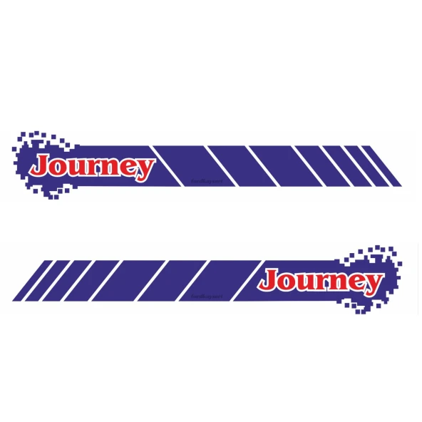 Ford Transit Journey Yazı Etiket Çıkartması Yanlar 2 Adet