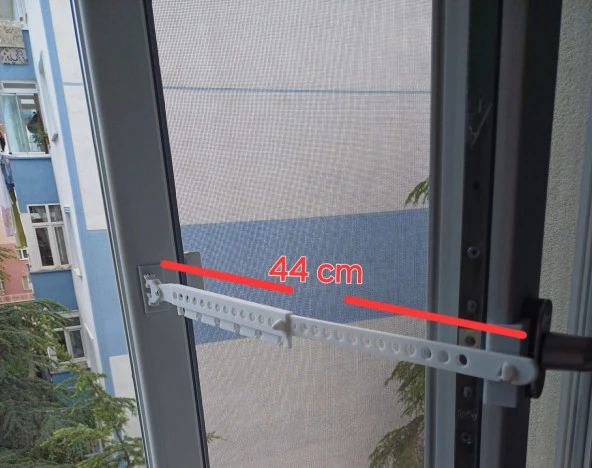 2 Adet Ayarlanabilir Plastik Pencere Kolu Kapı Cam Aralama Stoperi Kolu Tutucu Tutacağı Durdurucu Tamponu - 3