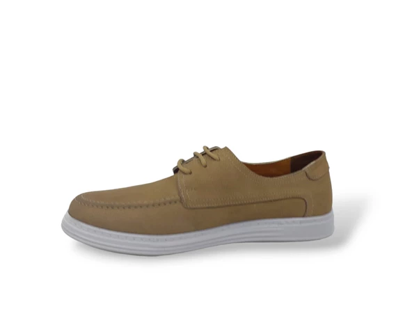 Modesa 231 Erkek Kum Nubuk Deri Casual Ayakkabı - Resim 3