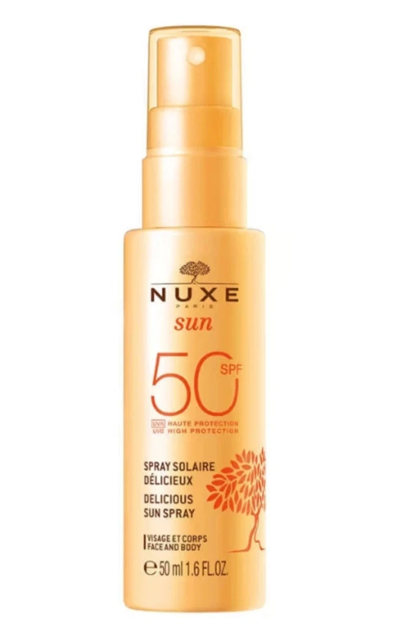 Nuxe Sun Güneş Koruyucu Yüz ve Vücut Spreyi Spf 50 50 ml