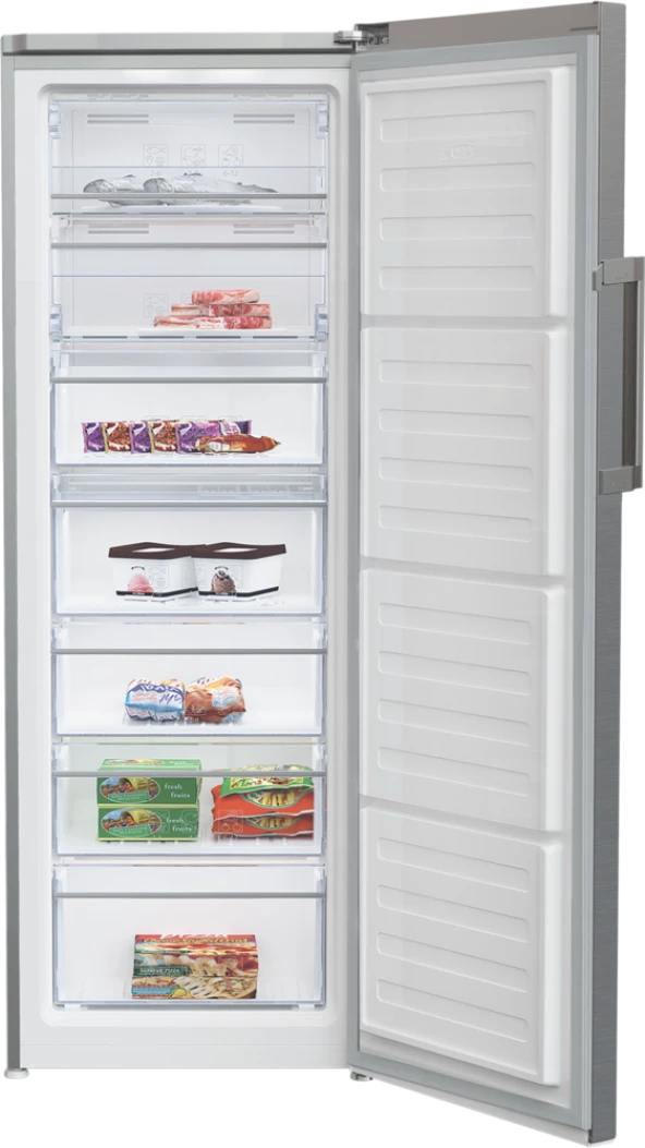 Beko 7371 JEI 7 Çekmeceli Inox Derin Dondurucu - 5