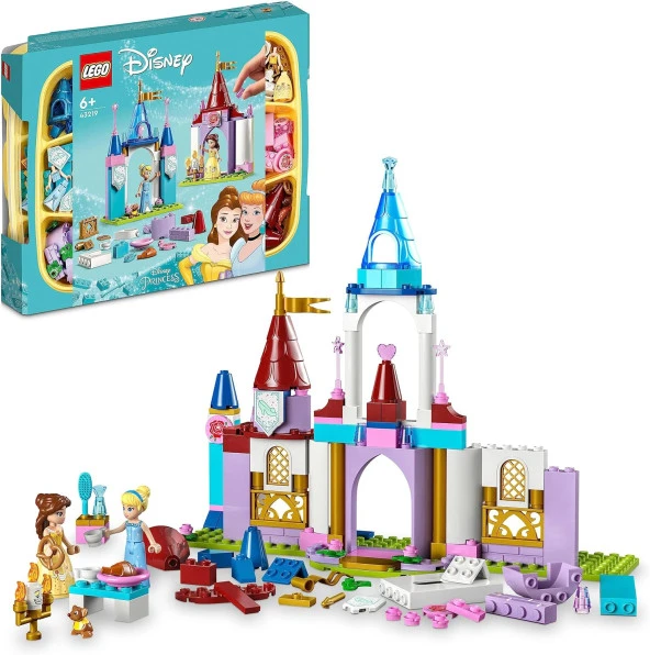 │ Disney Princess Yaratıcı Kaleler 43219-6 Yaş ve Üzeri Çocuklar İçin Yaratıcı Oyunları Teşvik Eden Oyuncak Yapım Seti (140 Parça)