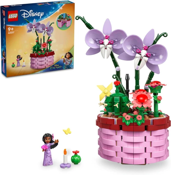 ǀ Disney Princess Enkanto Isabela nın Saksısı 43237 - 9 Yaş ve Üzeri Çocuklar için Yaratıcı Oyuncak Yapım Seti (641 Parça)