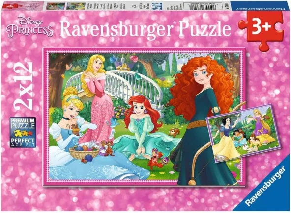 (76208) 2 X 12 Parça Puzzle Wd, Princess