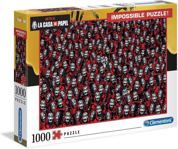 - 39527 - La Casa De Papel Yetişkin Puzzle - Impossible - 1000 Parça