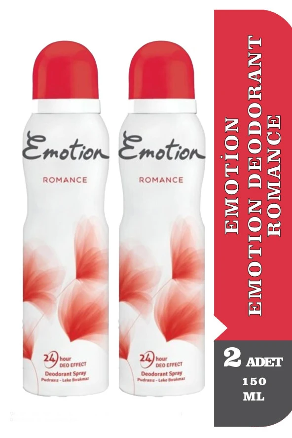 Emotion Deodorant Romance 150 ml 2 Adet