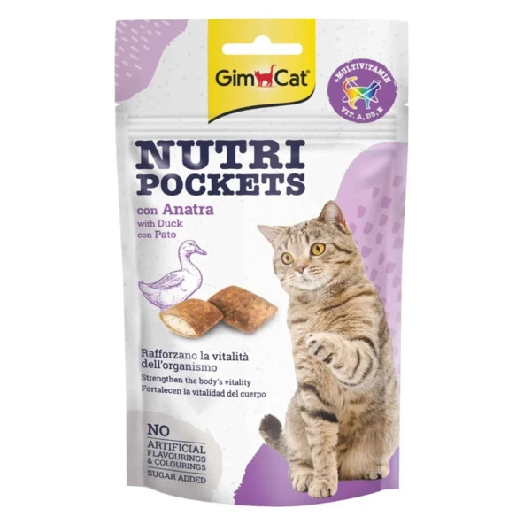 Gimcat Nutri Anatra Ördekli Kedi Ödülü 60 Gr