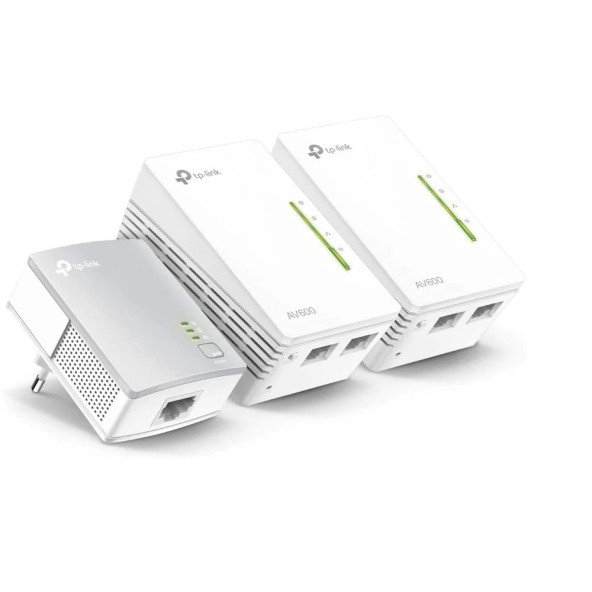 TP-Link TL-WPA4220T KIT 300 Mbps 2.4 Ghz Menzil Genişletici Powerline Kiti 3'lü