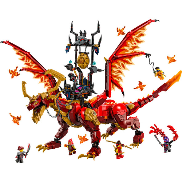 LEGO NINJAGO Hareket Kaynak Ejderhası 71822  12 Yaş ve Üzeri İçin 6 Minifigür İçeren Yaratıcı Oyuncak Yapım Seti (1716 Parça) - 3
