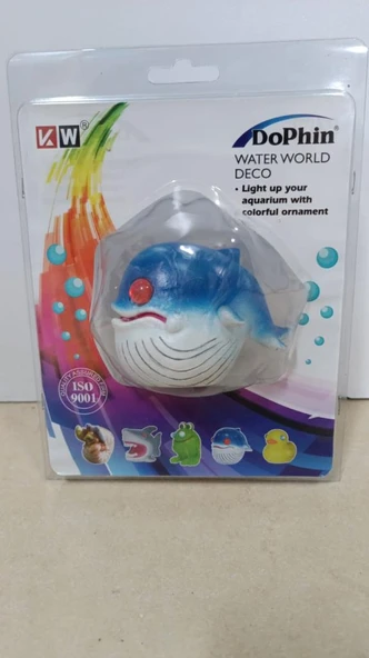 Dophin Balina Akvaryum Dekoru 8.8 X 7 X 6.7 cm - Resim 2