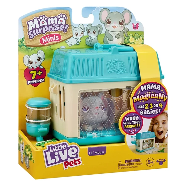 Little Live Pets Anne ve Yavruları Mini Fare - Resim 7