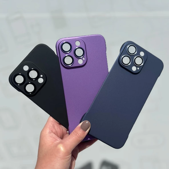 iPhone 15 Pro Max Former Seri Kamera Korumalı Sert Kapak - 4