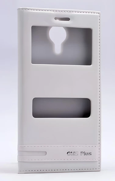 General Mobile 5 Plus Kılıf Elite Kapaklı Kılıf - Resim 8