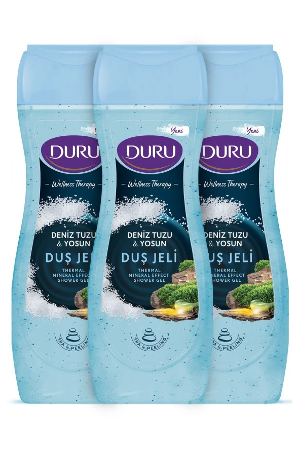 Duru Duş Jeli Deniz Tuzu & Yosun 3x450ml