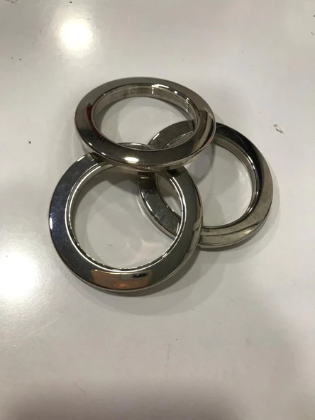 NİVEMESHOME PERDE KAPSÜL PLASTİK HALKA GÜMÜŞ - 4