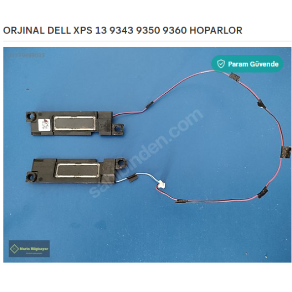 ORJİNAL DELL XPS 13 9343 9350 9360 HOPARLÖR