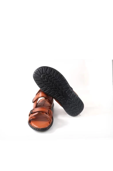 Tardelli 186 Orto Pedik Masaj Tabanlı Erkek Deri Sandalet - 8