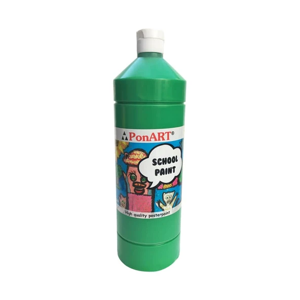 Ponart School Paint Çok Amaçlı Okul Boyası Orta Yeşil 250 ml