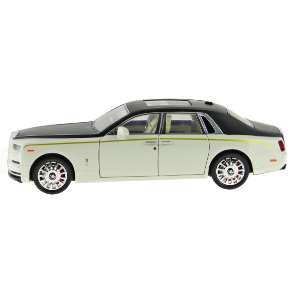 1:20 Ölçek Die-cast model Süper lüx Araba Metal Işıklı 26Cm Siyah - 2