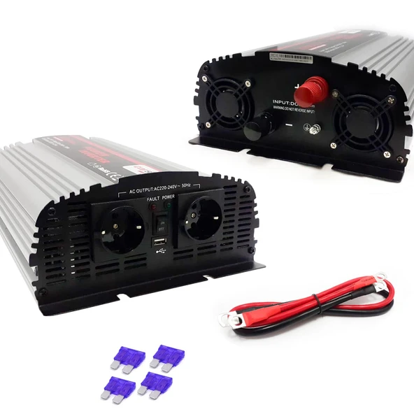 İNVERTER MODİFİYE SİNÜS 12V 1200W CARSPA MS-1200