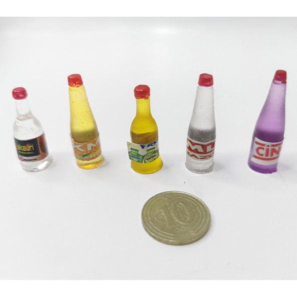 minyatür bebekevi aksesuarı 15 parça set - 2