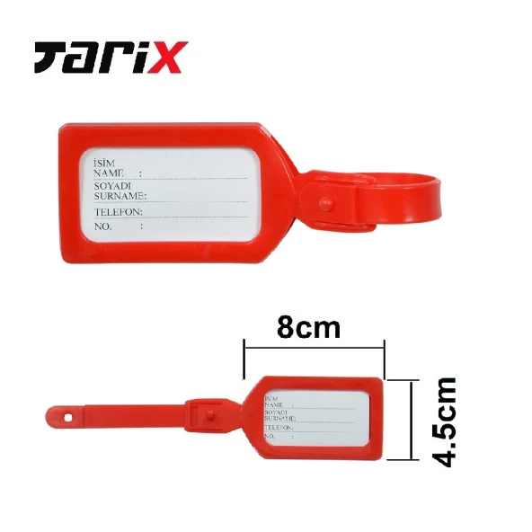 tarix 2 adet Sarı Valiz kemeri + 1 adet Kırmızı valiz etiketi - 4