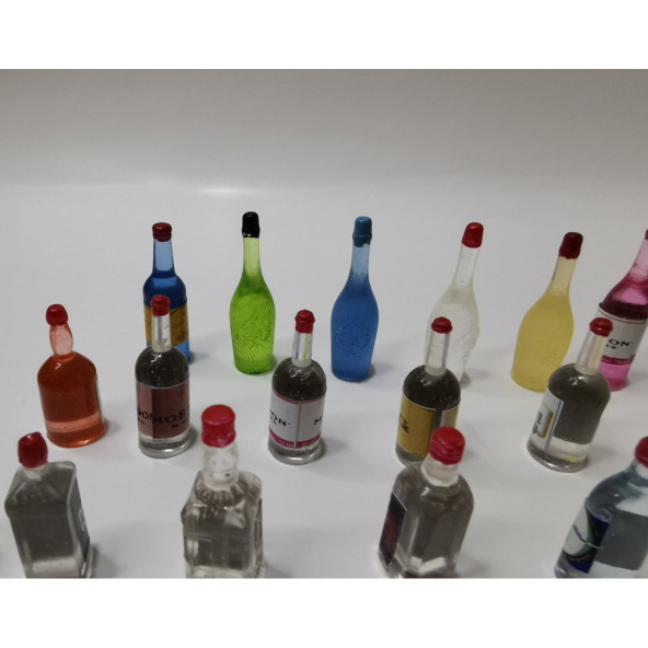 minyatür 20 şişe karışık set - 4