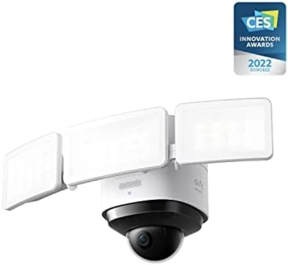 Anker eufy security Floodlight Camera 2K Pro, 2K Gece Görüşlü Dış Mekan Güvenlik Kamerası