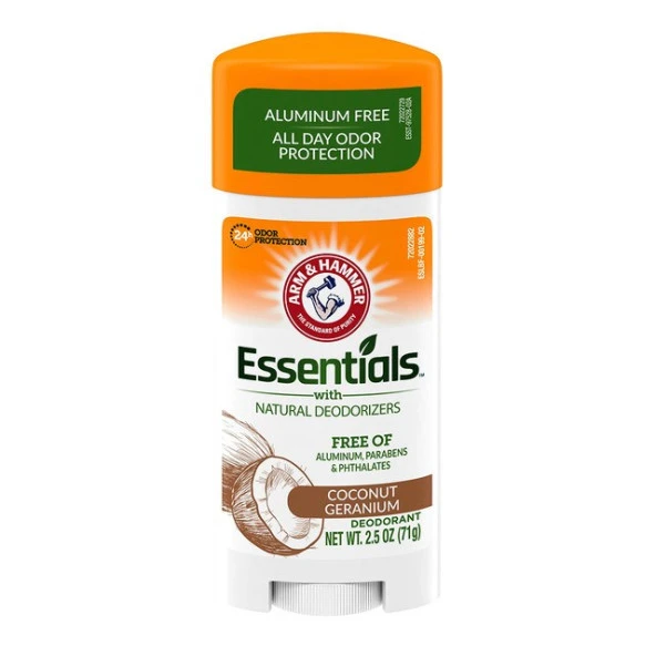 Arm & Hammer Essentials Coconut Geranium Deodorant Stick 71gr.Unisex