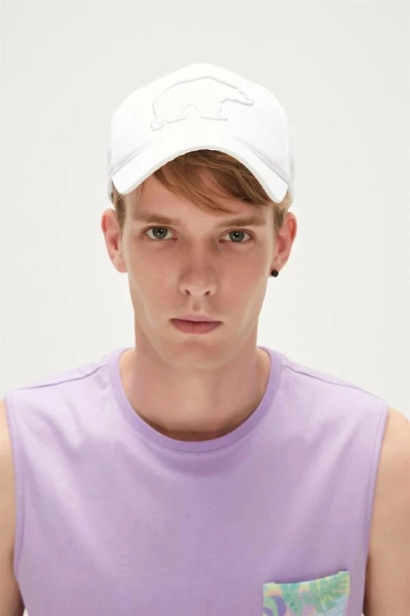 Bad Bear Logo Cap Off-White Beyaz Unisex Şapka