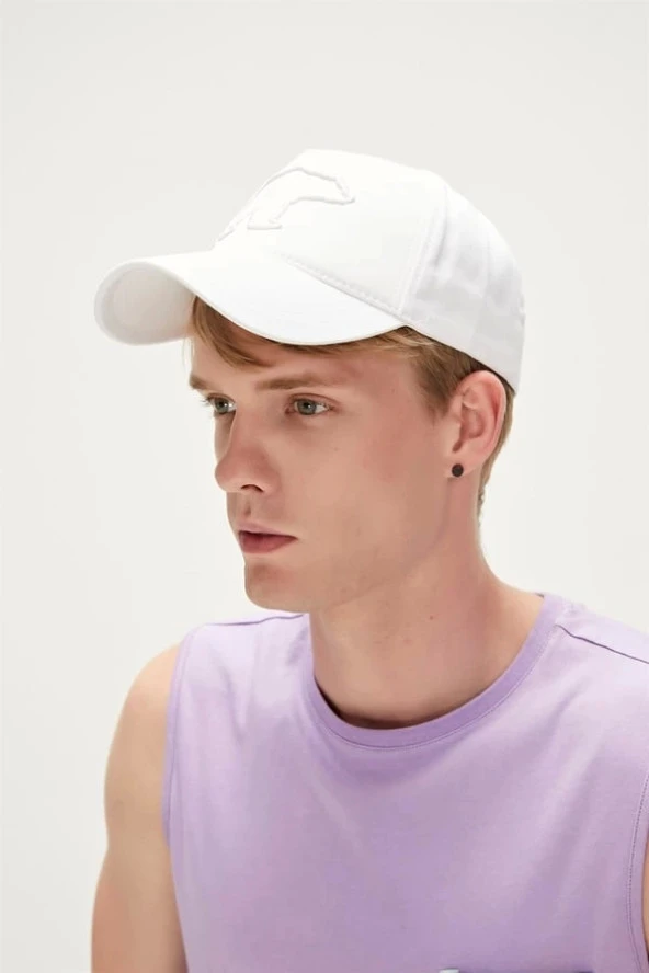 Bad Bear Logo Cap Off-White Beyaz Unisex Şapka - 2