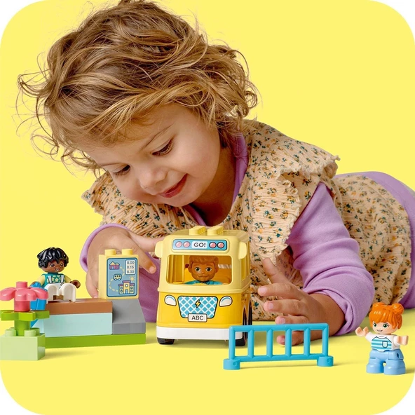 Orjinal Lego Duplo Kasabası Otobüs Yolculuğu Lego Duplo 10988 - 6