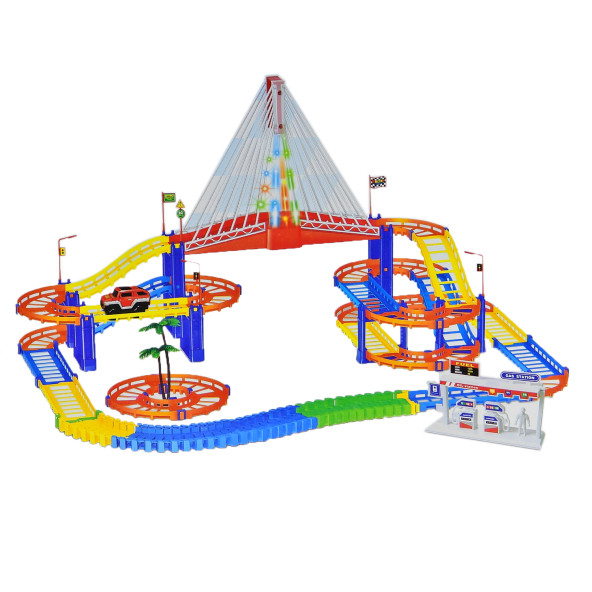 Oyuncak Arabalı Lunapark Işıklı Sesli 106 Parça