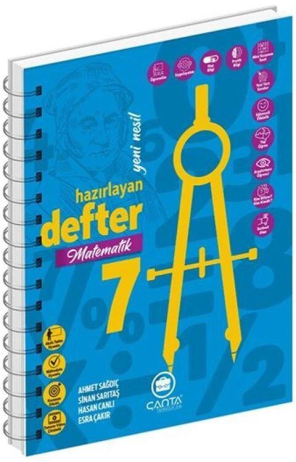 7. Sınıf Matematik Okula Yardımcı Hazırlayan Defter Çanta Yayınları